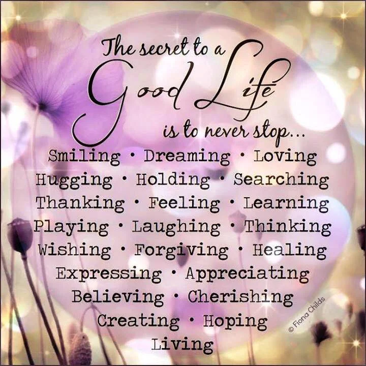 How To Lead A Good Life.